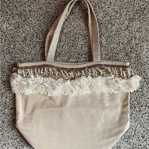 Fringed Chico’s handbag